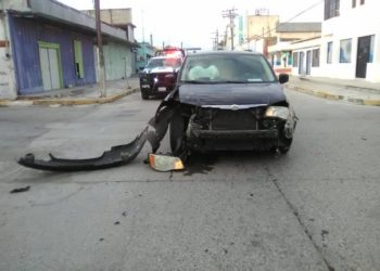 Chocan en plena zona centro