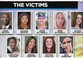 Revelan identidades de muertos en accidente de Kobe Bryant