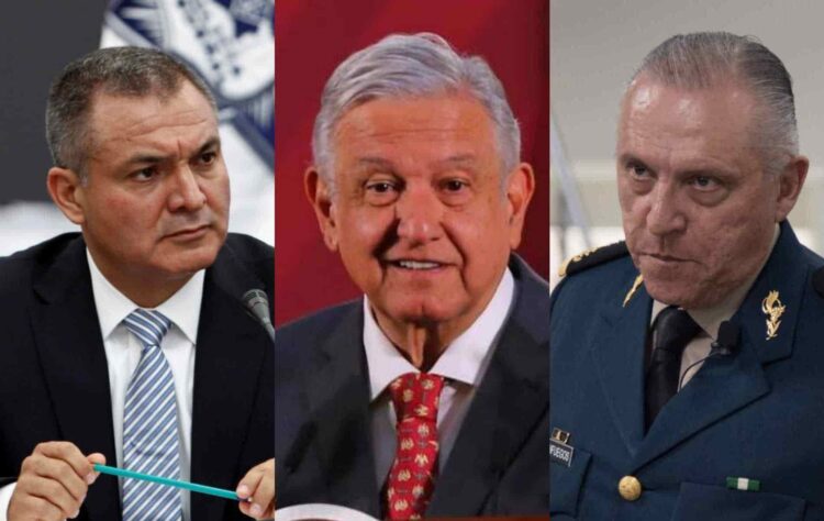AMLO pide castigo para García Luna y Cienfuegos