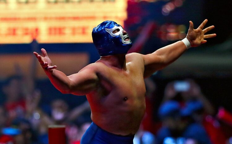 Blue Demon quiere gobernar con máscara, ya se registró