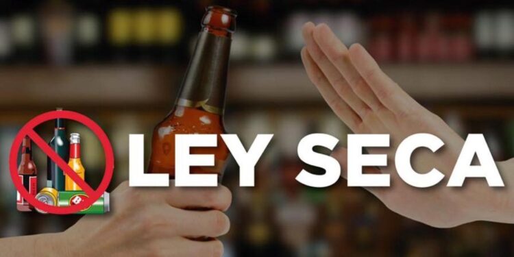 Ley seca solamente los domingos
