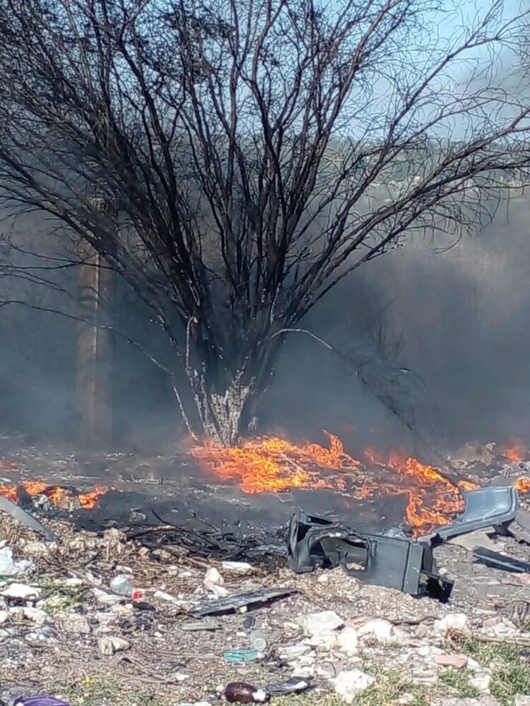 Identifica Protección Civil a irresponsables que provocan incendios en San Fernando