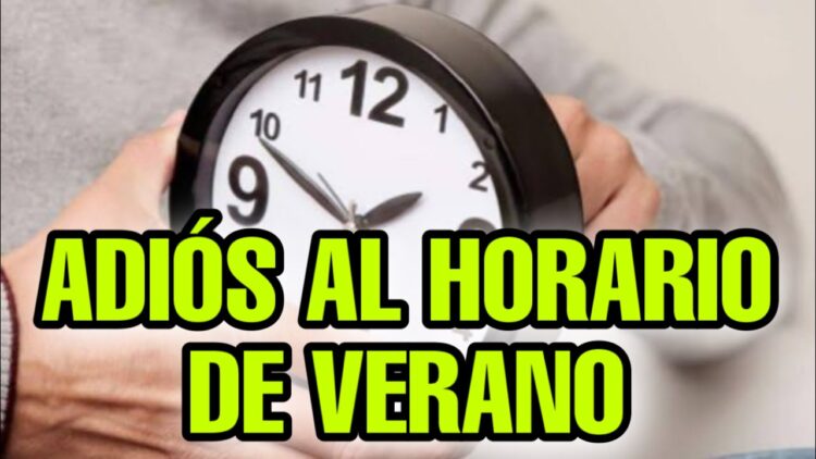 Un hecho la desaparición del Horario de Verano