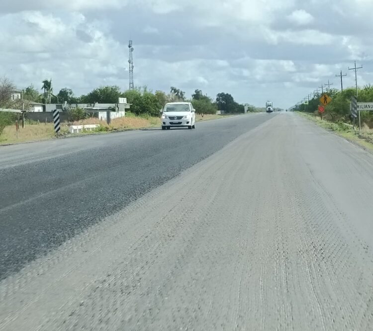 Reparan “el tramo de la muerte”, en la carretera federal Victoria- Matamoros