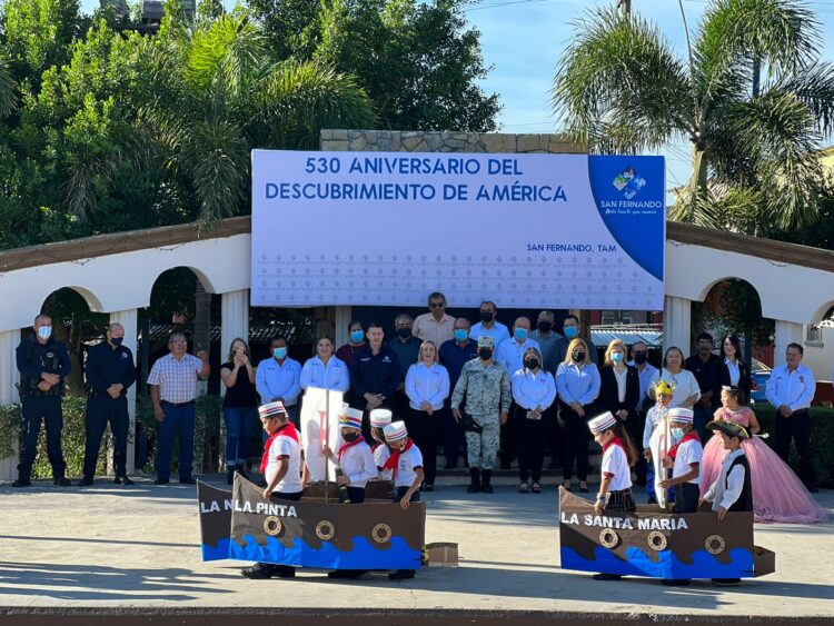 Conmemoran el Día de la Raza en San Fernando