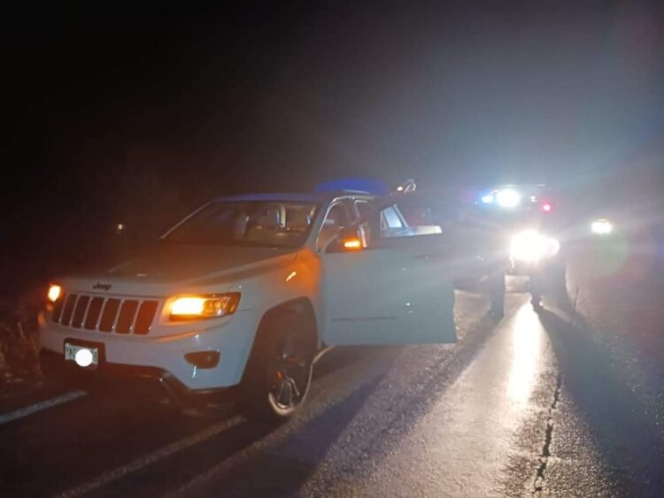 Cerca de San Fernando recupera Guardia Estatal Jeep Cherokee, con reporte de robo