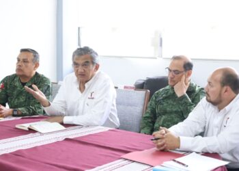 Se trabaja para garantizar la paz dice Gobernador a empresarios y medios de comunicación en Matamoros