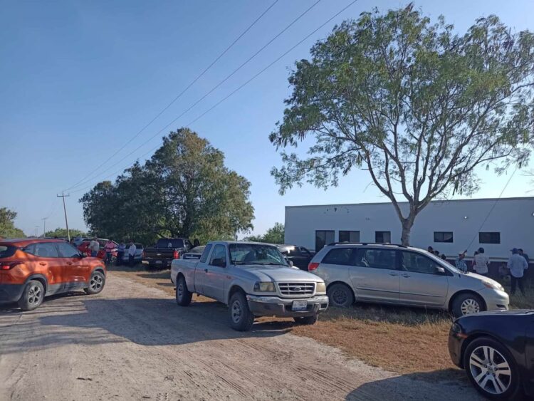El delegado de programas federales Luis Lauro Reyes hoy en San Fernando, vino a ver un tema complicado