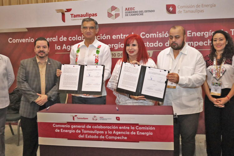 Firman Américo y Layda convenio para impulsar el desarrollo energético