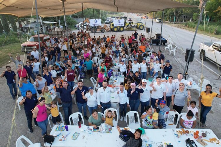 Inaugura la alcaldesa Maybella Ramírez dos obras en la colonia La Valentina