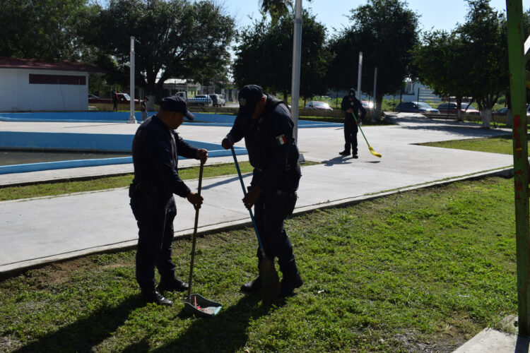 Guardia Estatal se suma a Jornada Estatal de Limpieza