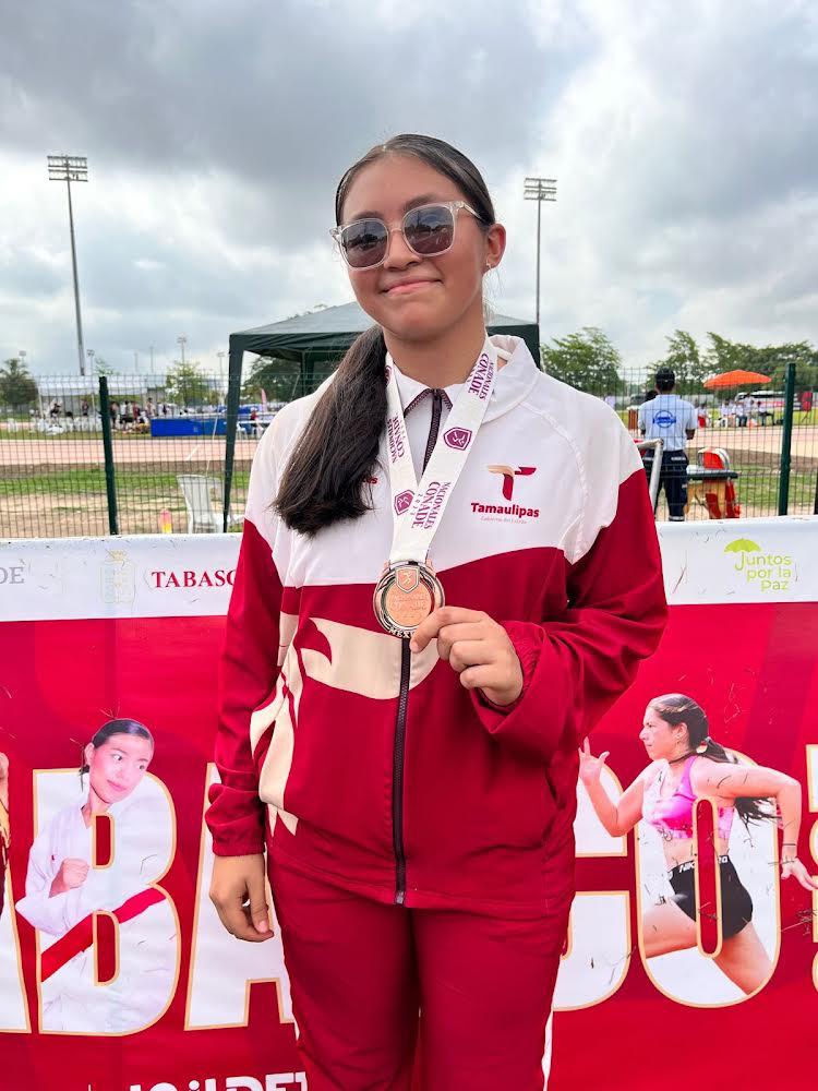 Cierra Tamaulipas participación en atletismo con medalla