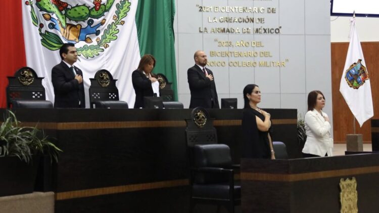 La diputada Marina Ramírez fue electa secretaria de la mesa directiva del Congreso de Tamaulipas