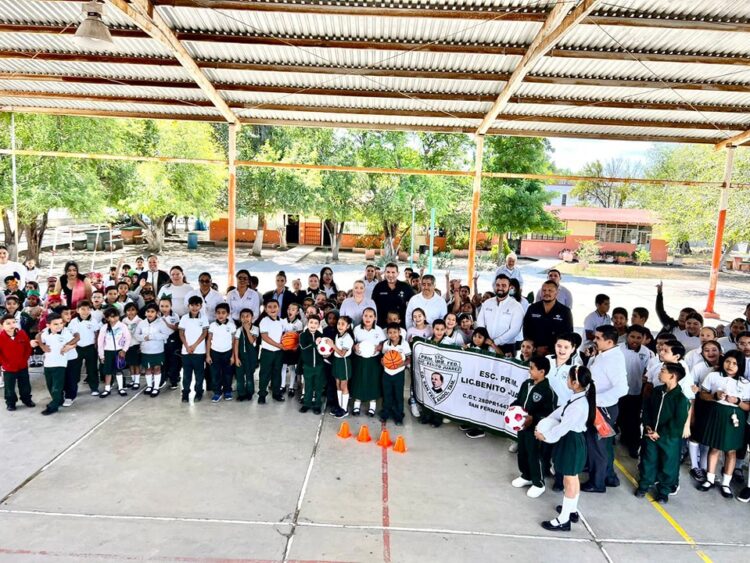 Alcaldesa promueve sana alimentación y actividades deportivas entre alumnos