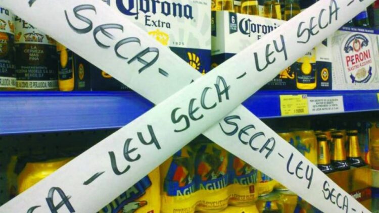 Sábado y domingo próximos habrá “Ley Seca” por elecciones; anticipe sus compras