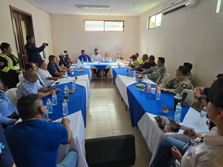 Sesiona Consejo Municipal de Protección Civil de San Fernando para evaluar necesidades de familias afectadas por creciente del río “Conchos”