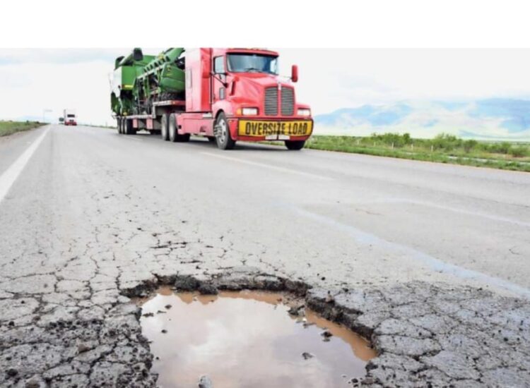 La carretera Reynosa- San Fernando se encuentra pésima por falta de mantenimiento