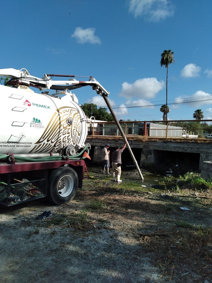 Limpian drenes y arroyos naturales para evitar inundaciones en San Fernando