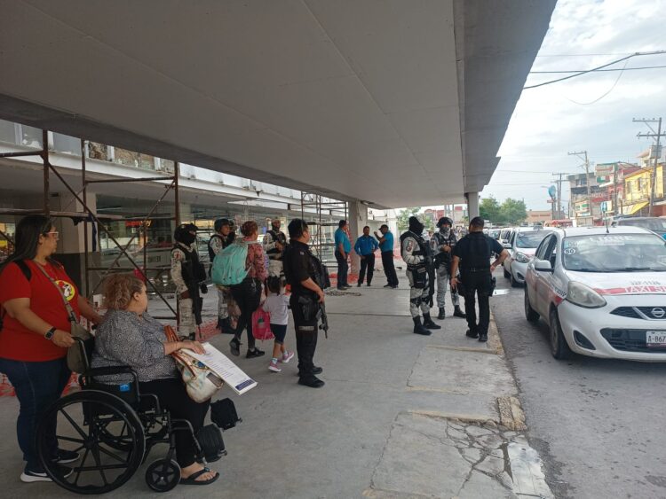 Realizan vigilancia interinstitucional en Central de Autobuses de Reynosa