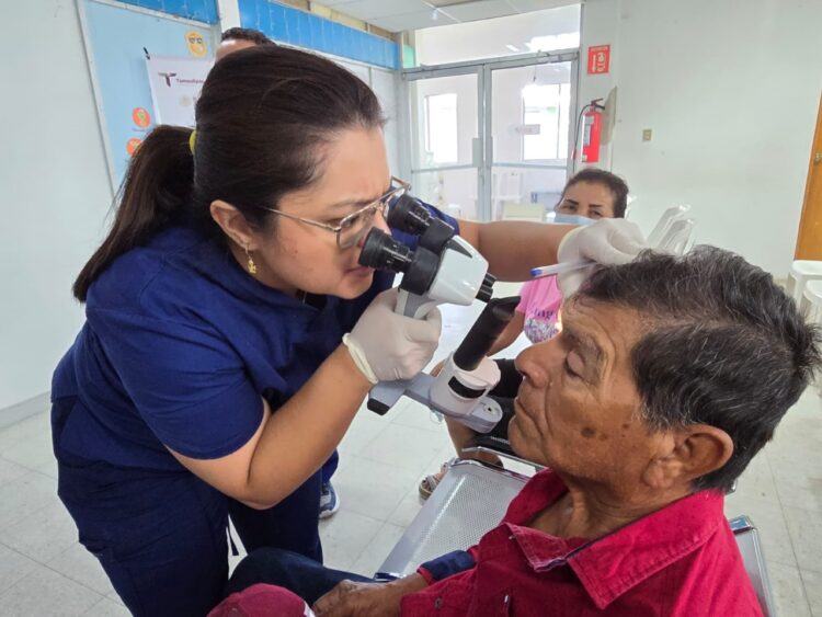 En la actual administración se han beneficiado con jornadas oftalmologicas promovidas por DIF San Fernando, 490 personas