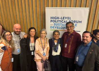Asiste Américo Villarreal a presentación del Cuarto Informe Nacional Voluntario de México en la ONU