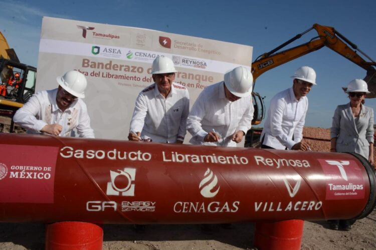 Inicia Américo construcción de gasoducto Libramiento en Reynosa; Tamaulipas se confirma como referente energético