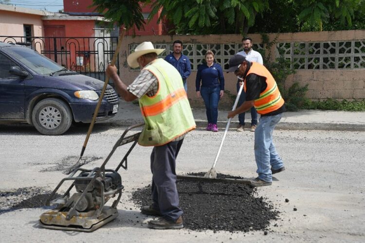Intensifican acciones de bacheo en San Fernando
