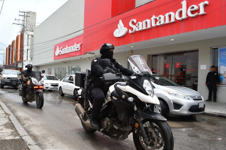 Proximidad de la Guardia Estatal en bancos y zonas peatonales preserva seguridad en vacaciones
