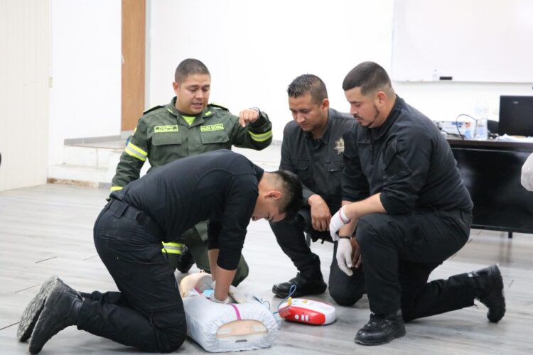 Imparte Policía Nacional de Colombia programa metodológico a personal de la Guardia Estatal