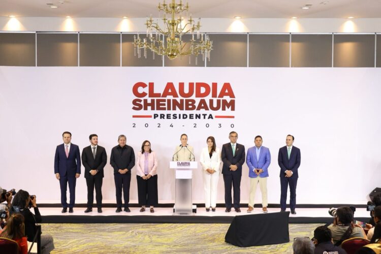 Presenta Américo a Claudia Sheinbaum y su gabinete los proyectos estratégicos de Tamaulipas