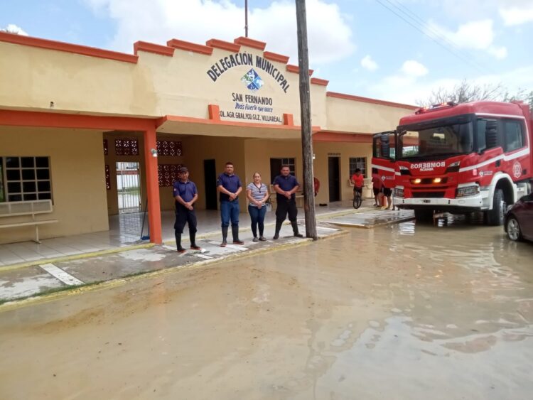 Ayuntamiento de San Fernando coordina acciones de apoyo, ante contingencia en la colonia agrícola «Francisco González Villarreal»
