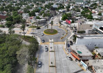 Gobierno de Américo construye Glorieta Bicentenario en Tampico