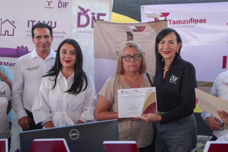 Atiende DIF Tamaulipas a familias de Valle Hermoso a través de la brigada “Transformando Familias”