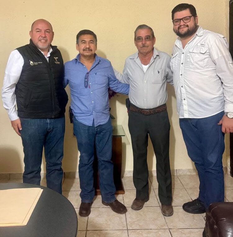 Alcalde de la Villa de Méndez se reúne con titular de la Comisión de Caza y Pesca de Tamaulipas