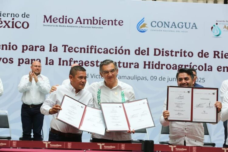 Suscriben modernización del campo tamaulipeco