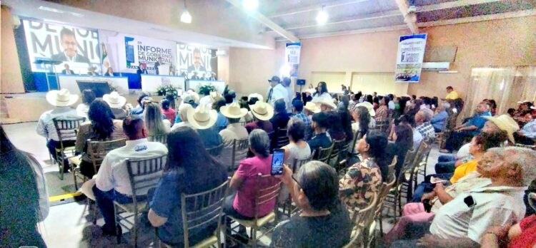 Realista primer informe de gobierno rindió Juan Mendoza Fuerte, alcalde de la Villa de Méndez