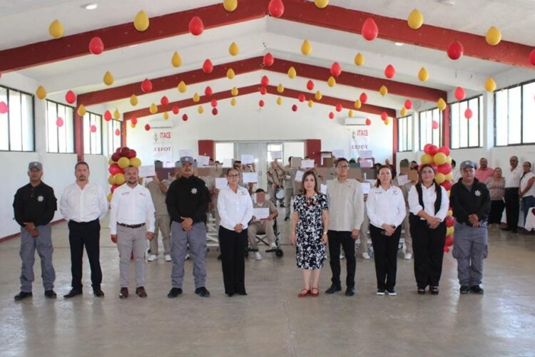 Entregan más de 600 constancias de capacitación laboral a PPLs del CEDES Matamoros
