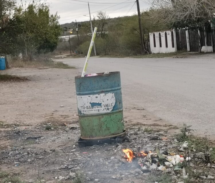 Otra vez; queman en San Fernando basura en las calles por falta de ...