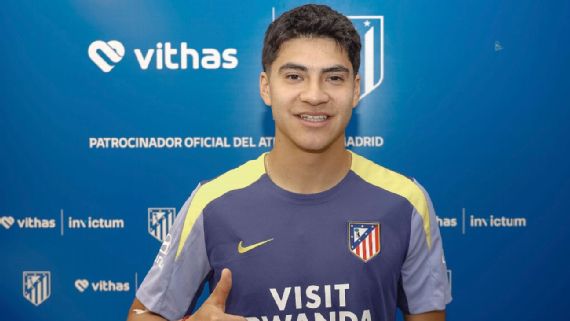 Obed Vargas tiene primera convocatoria con Atlético de Madrid