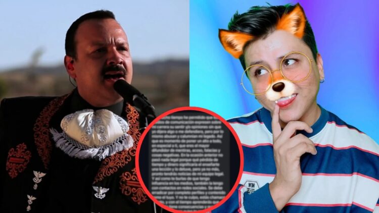 Pepe Aguilar tomaría acciones legales contra Zorrito Youtubero; filtra presuntos mensajes del cantante