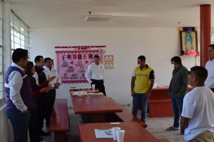 Reciben adolescentes en conflicto con la Ley Penal, visita del Instituto de Defensoría Pública