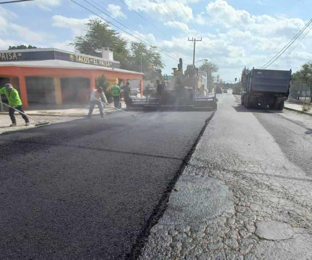 Ayuntamiento de San Fernando reencarpetará media cuadra con fondos del REPUVE
