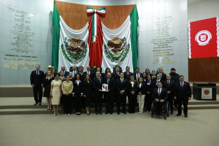 Recibe Congreso de Tamaulipas Cuarto Informe del gobernador Américo Villarreal