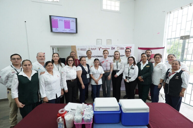 INICIA JORNADA NACIONAL DE VACUNACIÓN EN NUEVO LAREDO CON TRABAJO COORDINADO ENTRE TRES NIVELES DE GOBIERNO
