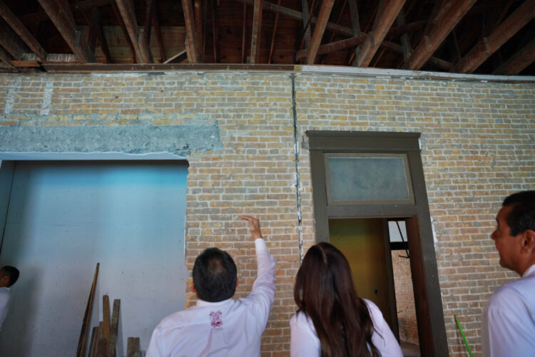 GOBIERNO MUNICIPAL AVANZA EN LA RESTAURACIÓN DE LA ANTIGUA ADUANA, ÍCONO HISTÓRICO DE NUEVO LAREDO