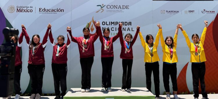 Tamaulipas “se llena” de oro en el tiro con arco femenil de la Olimpiada Nacional