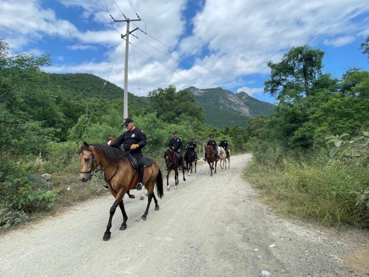Agrupamiento Montado de la Guardia Estatal refuerza vigilancia en zonas de difícil acceso