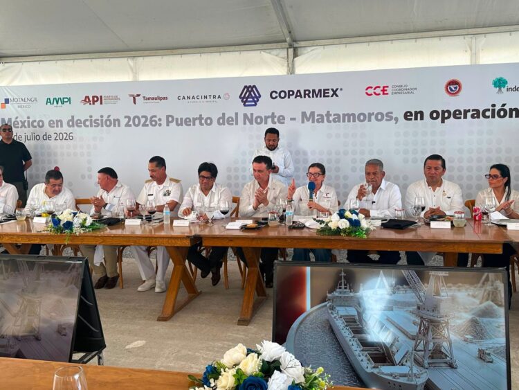 Impulsa Tamaulipas la competitividad logística con avances del Puerto del Norte en Matamoros