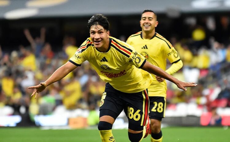 Diego Arriaga anotó su primer gol con América en la Liga MX