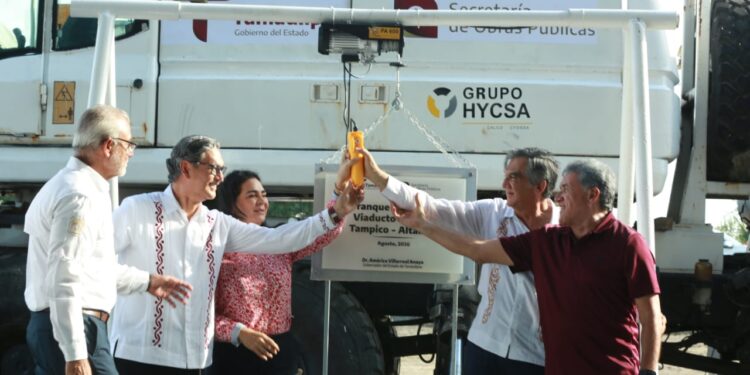 Arranca Américo construcción del viaducto elevado Tampico-Altamira, obra histórica para el sur